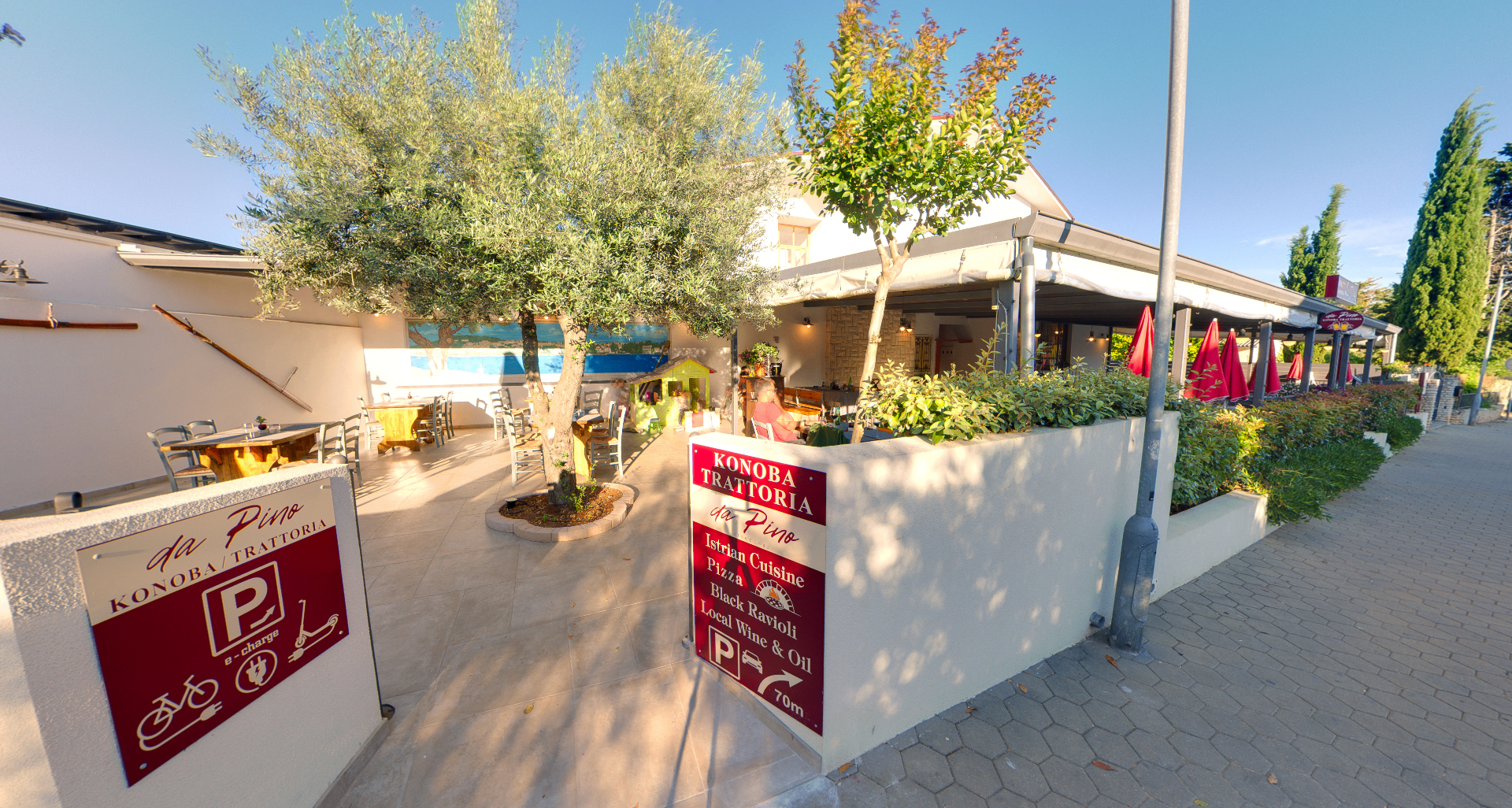 Terasa restorana Da Pino u Medulinu